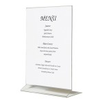 Neville Genware Acrylic Menu Holder A5 Size