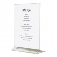 Neville Genware Acrylic Menu Holder A5 Size