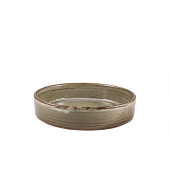 Neville Genware Terra Porcelain Grey Presentation Bowl, 18cm