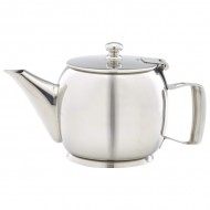 Neville GenWare Stainless Steel Premier Teapot 40cl/14oz/414ml