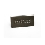 Neville GenWare Stainless Steel Reserved Table Sign