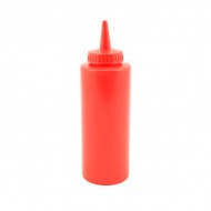 Neville Genware Squeeze Bottle Red 12oz/35cl / 350ml