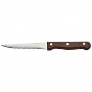 Neville Genware Steak Knife Dark Wood Handle Full Tang  21.5cm (L) ( Sold Per Piece)