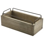 Neville Genware Industrial Wooden Crate