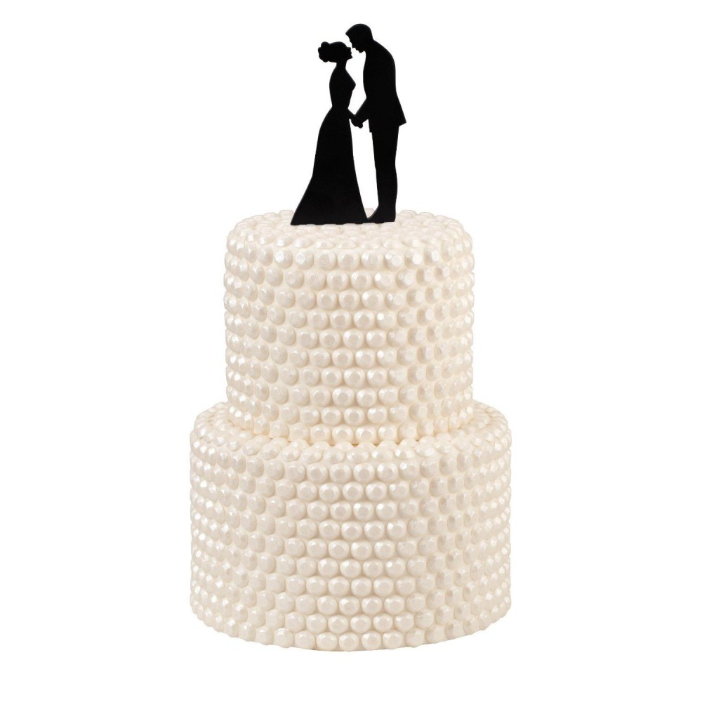 Silhouette Wedding Cake Topper by Inketch – inketch