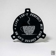 Zuri Drinks Cup Cover - Text 'We Never Know The Worth Of Water Till The Well Is Dry' - Diameter 115mm, Small Stainless Steel	