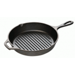 Lodge Cast Iron Grill Pan, 10.25-inch