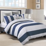 Superior Addison Cotton Striped 3-Piece Duvet Cover Set, Twin Size