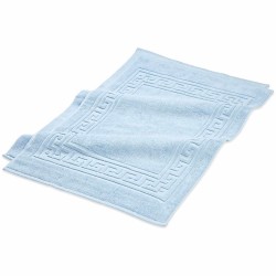 Superior 2 Piece Cotton Bath Rug Set Light Blue