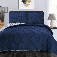 Superior Modern Geometric Valencia, Reversible, Full/Queen Duvet Cover Set 