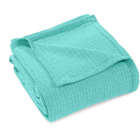 Shop quality Superior Textured Cotton Weave All-Season Blanket or Throw, Turquoise in Kenya from vituzote.com Shop in-store or online and get countrywide delivery!