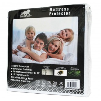 Superior Waterproof Noiseless Hypoallergenic Mattress Protector, Fits mattresses up to 22 inches thick. ( FOR CRIBS)