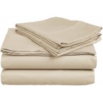 Superior Egyptian Cotton 300-Thread-Count Sheet Set, Deep Pocket, Queen, Tan