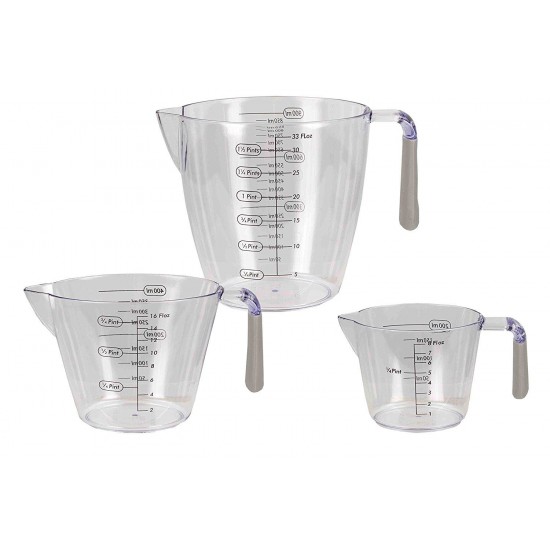 Shop quality Home Basics 3 Piece Plastic Measuring Cup Set with Rubber Grip Handles in Kenya from vituzote.com Shop in-store or online and get countrywide delivery!