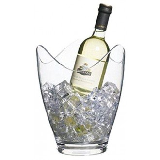 BarCraft Clear Acrylic Drinks Pail/ Wine Bucket