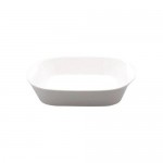 Kitchen Craft Large White Porcelain Baking & Serving Dish, 26cm x 24cm x 5cm