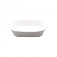 Kitchen Craft Large White Porcelain Baking & Serving Dish, 26cm x 24cm x 5cm