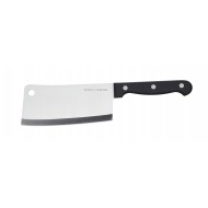 World of Flavours Oriental Fully Forged Cleaver, Stainless steel with riveted handles