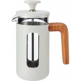 La Cafetière Pisa Cafetière, 3-Cup/350ml, Heat-Resistant Borosilicate Glass and Stainless Steel with Easy-Grip Plunger.