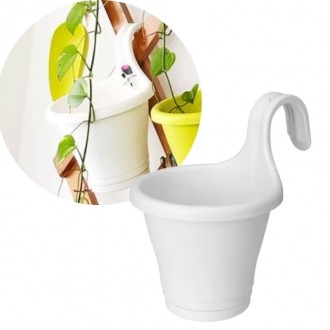 Elho Corsica Easy Hanger Single Planter White -20 cm