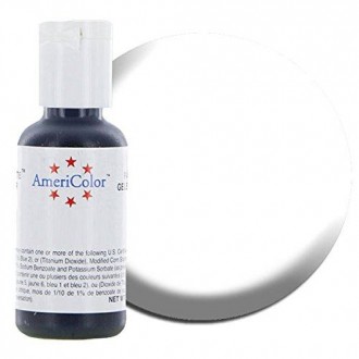 AmeriColor Bright White Soft Gel Paste, 22 ml