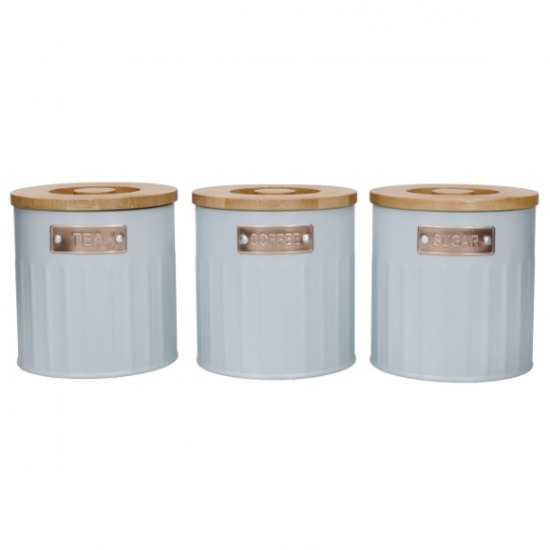 Shop quality Kitchen Craft Tea, Coffee and Sugar Canisters Set of 3, 1 Litre, Light Blue in Kenya from vituzote.com Shop in-store or online and get countrywide delivery!