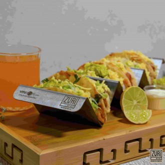 Zuri Taco Holder, Stainless Steel