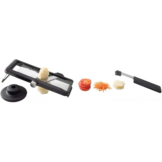 Shop quality Chef n Glass Premium Mandoline Glass Deck with Slicer with 3 Cutting Blades, Black in Kenya from vituzote.com Shop in-store or online and get countrywide delivery!