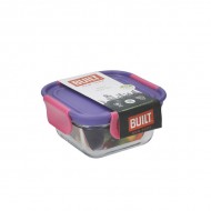 Built Active Leak Proof Glass Snack Box, 300ml