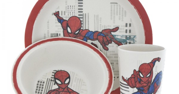 spiderman tea set