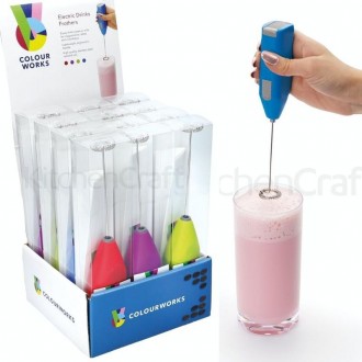 Colourworks Electric Drink Frother (Assorted Colors)