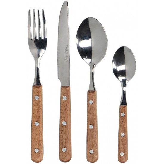 Shop quality Mikasa Drift Stainless Steel & Wooden Handles  16 Piece Cutlery Set - Gift Boxed in Kenya from vituzote.com Shop in-store or online and get countrywide delivery!