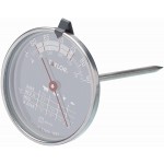 Taylor Professional Stainless Steel Meat Thermometer Leave in Stove with Height Chart