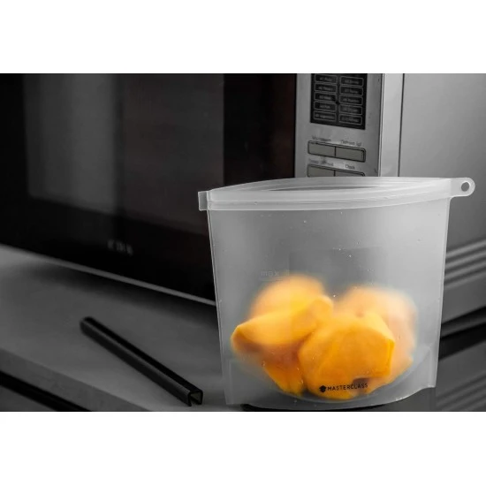 MasterClass 1.5-Litre Reusable Food Bag with Leakproof and Airtight Seal, BPA-Free Silicone, MCFBAG1500 Shop quality MasterClass 1.5-Litre Reusable Food Bag with Leakproof and Airtight Seal, BPA-Free Silicone in Kenya from vituzote.com Shop in-store or online and get countrywide delivery!