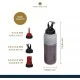 MasterClass Barbecue Bottle Set with 3 Interchangeable Heads, 350ml Marinating and Dressing Bottle for Grilled Meats and Vegetables, MCBBQBTLSET Shop quality MasterClass Barbecue Bottle Set with 3 Interchangeable Heads, 350ml Marinating and Dressing Bottle for Grilled Meats and Vegetables in Kenya from vituzote.com Shop in-store or online and get countrywide delivery!