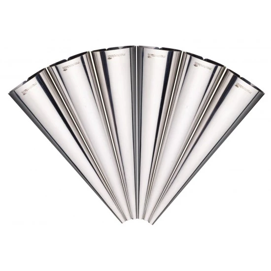 Master Class Stainless Steel Cream Horn Moulds, 17 cm (Set of 6), MCCHORN Shop quality Master Class Stainless Steel Cream Horn Moulds, 17 cm (Set of 6) in Kenya from vituzote.com Shop in-store or online and get countrywide delivery!