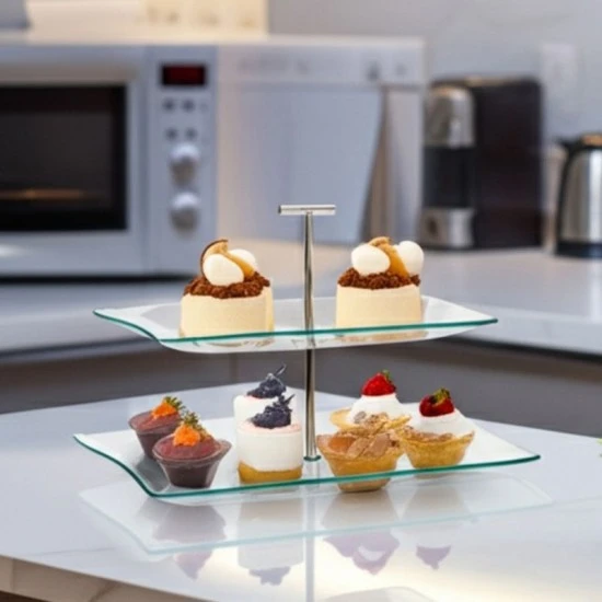 Utopia Aura 2 Tiered Rectangular Glass Plate, (30 x 20.5cm, 16 x 14cm), R90056 Shop quality Utopia Aura 2 Tiered Rectangular Glass Plate, (30 x 20.5cm, 16 x 14cm) in Kenya from vituzote.com Shop in-store or online and get countrywide delivery!